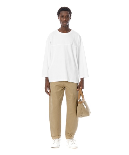 DAILY STANDARD by SANDINISTA(デイリースタンダードバイサンディニスタ)の「Chino Tote Bag - S / チノトートバッグ - スモール(トートバッグ・メンズ・ベージュ系その他/ブラック・FREE)」の11枚目の写真