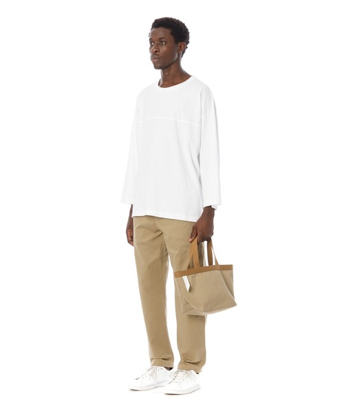 DAILY STANDARD by SANDINISTA(デイリースタンダードバイサンディニスタ)の「Chino Tote Bag - S / チノトートバッグ - スモール(トートバッグ・メンズ・ベージュ系その他/ブラック・FREE)」の12枚目の写真