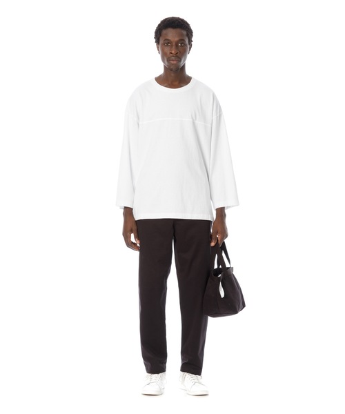 DAILY STANDARD by SANDINISTA(デイリースタンダードバイサンディニスタ)の「Chino Tote Bag - S / チノトートバッグ - スモール(トートバッグ・メンズ・ベージュ系その他/ブラック・FREE)」の14枚目の写真
