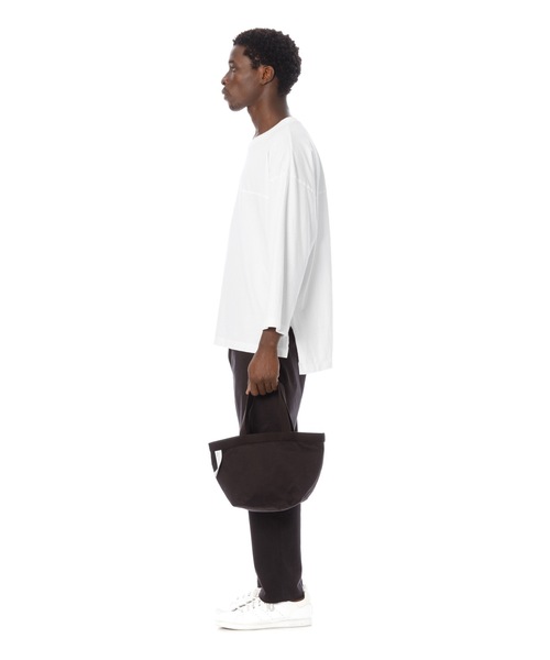 DAILY STANDARD by SANDINISTA(デイリースタンダードバイサンディニスタ)の「Chino Tote Bag - S / チノトートバッグ - スモール(トートバッグ・メンズ・ベージュ系その他/ブラック・FREE)」の16枚目の写真