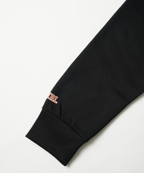 X-girl（エックスガール）の「WEリーグ|ALB L COLLEGE LOGO SWEAT HOODIE（スポーツグッズ・レディース・アッシュ/ブラック/オレンジ・SMALL/MEDIUM/LARGE/X-LARGE/XX-LARGE）」の11枚目の写真