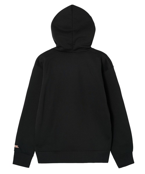 X-girl（エックスガール）の「WEリーグ|ALB L COLLEGE LOGO SWEAT HOODIE（スポーツグッズ・レディース・アッシュ/ブラック/オレンジ・SMALL/MEDIUM/LARGE/X-LARGE/XX-LARGE）」の6枚目の写真