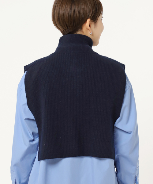 AP STUDIO（エーピーストゥディオ）の「ネックウォーマー（ネックウォーマー/スヌード・レディース・ネイビー・FREE）」の4枚目の写真