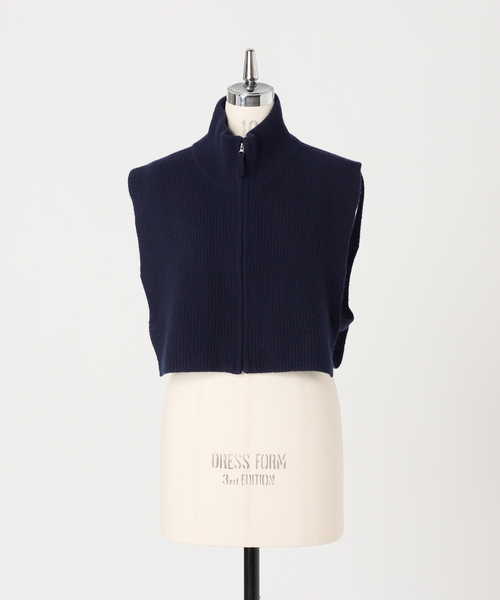 AP STUDIO（エーピーストゥディオ）の「ネックウォーマー（ネックウォーマー/スヌード・レディース・ネイビー・FREE）」の6枚目の写真