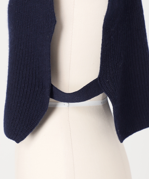 AP STUDIO（エーピーストゥディオ）の「ネックウォーマー（ネックウォーマー/スヌード・レディース・ネイビー・FREE）」の5枚目の写真