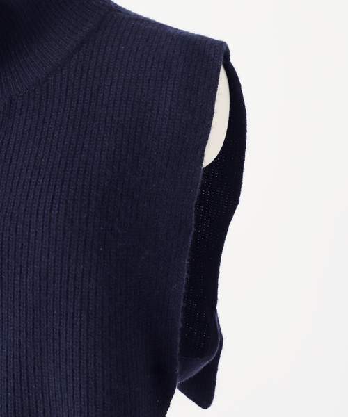 AP STUDIO（エーピーストゥディオ）の「ネックウォーマー（ネックウォーマー/スヌード・レディース・ネイビー・FREE）」の3枚目の写真