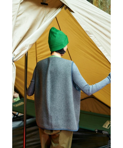 nagonstans(ナゴンスタンス)の「コットンニットキャップ(キャップ・レディース・グリーン/オレンジ/ブラック・MEDIUM)」の13枚目の写真