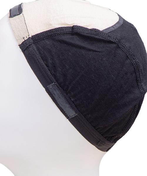 LINEASTORIA（リネアストリア）の「【ケア用品】ウィッグアンダーキャップ_アイスコットン（ウィッグ・レディース・ブラック×ベージュ/ブラック・S/L/SS/M）」の3枚目の写真