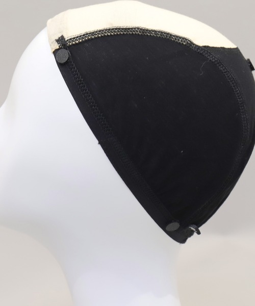 LINEASTORIA（リネアストリア）の「【ケア用品】ウィッグアンダーキャップ_アイスコットン（ウィッグ・レディース・ブラック×ベージュ/ブラック・S/L/SS/M）」の10枚目の写真