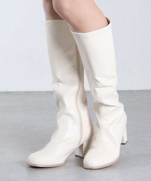 【セール】Liberty doll / ラウンドロングストレッチブーツ (9104)（ブーツ）｜LibertyDoll（リバティードール）