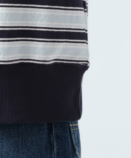 BAYFLOW（ベイフロー）の「ラガーポロロンT（Tシャツ/カットソー・メンズ・ブルー/ベージュ・MEDIUM/LARGE）」の14枚目の写真