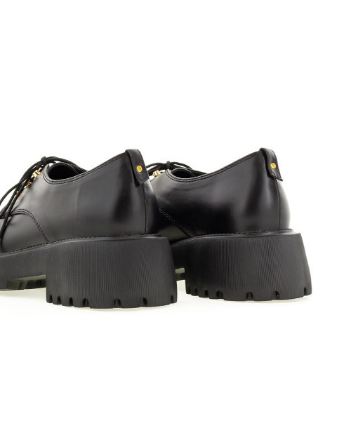 RANDA(ランダ)の「ボリュームソールレースアップシューズ(ドレスシューズ・レディース・ブラック/ダークブラウン/アイボリー・S/M/L/LL)」の11枚目の写真