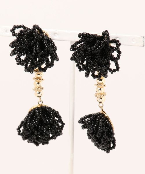tone(トーン)の「【Tie】muuk・ピアス(ピアス(両耳用)・レディース・ピンク/ブルー/ホワイト/ブラック・FREE)」の1枚目の写真
