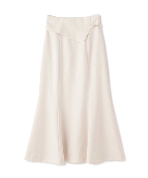 NATURAL BEAUTY BASIC(ナチュラルビューティーベーシック)の「ウエストフラップマーメイドスカート(スカート・レディース・ブラック/オフホワイト・SMALL/MEDIUM)」の13枚目の写真