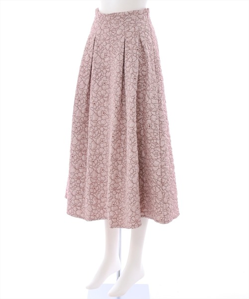 clear（クリア）の「×ブークレスカート（スカート・レディース・ピンク/ベージュ/アイボリー/ブラック・M/S）」の5枚目の写真