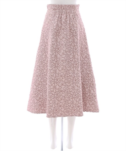 clear（クリア）の「×ブークレスカート（スカート・レディース・ピンク/ベージュ/アイボリー/ブラック・M/S）」の7枚目の写真