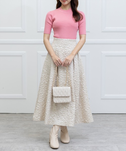 clear（クリア）の「×ブークレスカート（スカート・レディース・ピンク/ベージュ/アイボリー/ブラック・M/S）」の13枚目の写真