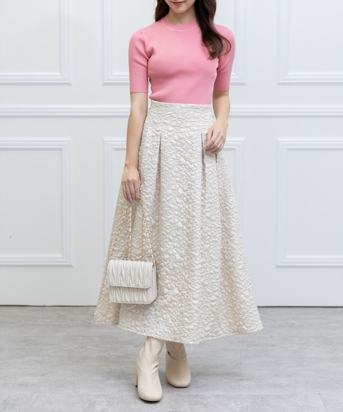 clear（クリア）の「×ブークレスカート（スカート・レディース・ピンク/ベージュ/アイボリー/ブラック・M/S）」の14枚目の写真