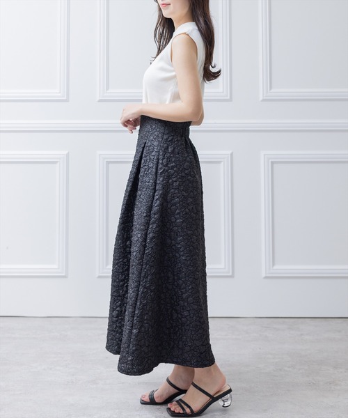 clear（クリア）の「×ブークレスカート（スカート・レディース・ピンク/ベージュ/アイボリー/ブラック・M/S）」の20枚目の写真