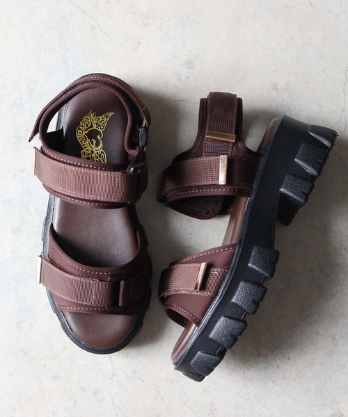 LOVEHUNTER（ラブハンター）の「LOVEHUNTER / ボリュームソールサンダル（サンダル・レディース・ホワイト系1/ダークブラウン/ブラック系1/アイボリー/ダークブラウン系1/ブラック・LL/M/L/S）」の14枚目の写真