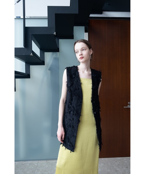 Sahara Cut Jacquard Vest ベスト ジレ 【公式通販】