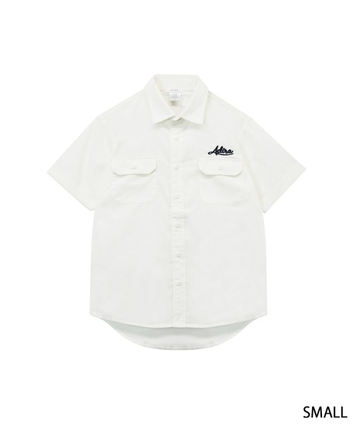 ADIRA（アディラ）の「T/Cワークシャツ（シャツ/ブラウス・レディース・ホワイト/ブラック・SMALL）」の8枚目の写真