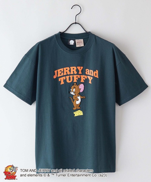 Tom&Jerry(トムアンドジェリー)の「【OUTDOOR PRODUCTS/アウトドアプロダクツ】【 TOM AND JERRY/トムとジェリー 】コラボ Tシャツ ドロップショルダー オーバーサイズ(Tシャツ/カットソー・メンズ・ダークグリーン/ベージュ/ホワイト/ホワイト系その他/ブルー系その他/オフホワイト・MEDIUM/LARGE/X-LARGE/SMALL)」の17枚目の写真