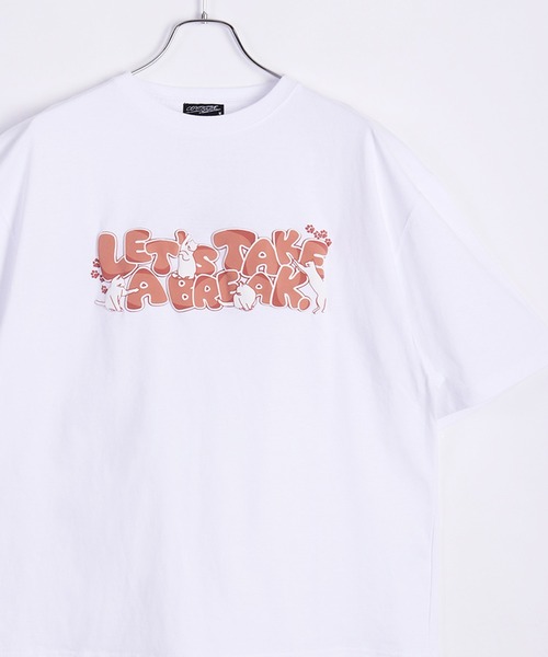 WESTSEA（ウエストシー）の「キャットプリントＴシャツ ネコ柄Ｔシャツ（Tシャツ/カットソー・メンズ・ブルー/ブラック系その他/ブラック/ホワイト系その他/ピンク/ホワイト/ブルー系その他/ブラック系その他4/ホワイト系その他3/ブルー系その他2/ピンク系その他/ブラック系その他2/ホワイト系その他4/ブラック系その他3/ホワイト系その他2・M/L）」の5枚目の写真