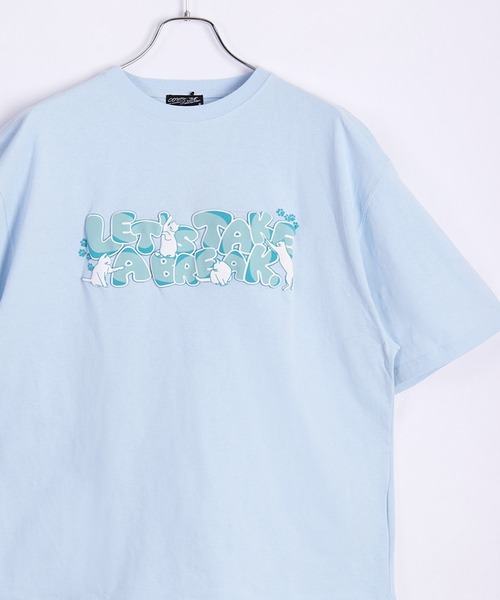 WESTSEA（ウエストシー）の「キャットプリントＴシャツ ネコ柄Ｔシャツ（Tシャツ/カットソー・メンズ・ブルー/ブラック系その他/ブラック/ホワイト系その他/ピンク/ホワイト/ブルー系その他/ブラック系その他4/ホワイト系その他3/ブルー系その他2/ピンク系その他/ブラック系その他2/ホワイト系その他4/ブラック系その他3/ホワイト系その他2・M/L）」の13枚目の写真