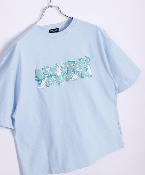 WESTSEA（ウエストシー）の「キャットプリントＴシャツ ネコ柄Ｔシャツ（Tシャツ/カットソー・メンズ・ブルー/ブラック系その他/ブラック/ホワイト系その他/ピンク/ホワイト/ブルー系その他/ブラック系その他4/ホワイト系その他3/ブルー系その他2/ピンク系その他/ブラック系その他2/ホワイト系その他4/ブラック系その他3/ホワイト系その他2・M/L）」の22枚目の写真