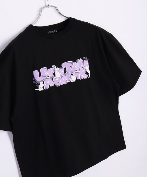 WESTSEA(ウエストシー)の「キャットプリントTシャツ ネコ柄Tシャツ(Tシャツ/カットソー・メンズ・ブルー/ブラック系その他/ブラック/ホワイト系その他/ピンク/ホワイト/ブルー系その他/ブラック系その他4/ホワイト系その他3/ブルー系その他2/ピンク系その他/ブラック系その他2/ホワイト系その他4/ブラック系その他3/ホワイト系その他2・M/L)」の22枚目の写真