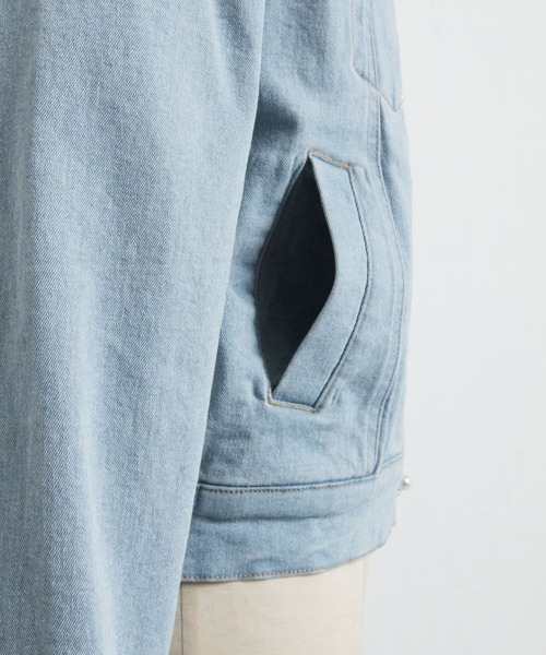 希少　クロエ　デニムジャケット　シルバーボタン　ワンピース　ベルト　40 Amazon | Y103 GRL ベルト付配色ステッチデニムキャミワンピース