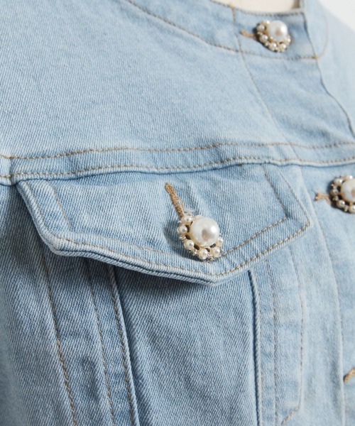 希少　クロエ　デニムジャケット　シルバーボタン　ワンピース　ベルト　40 希少 クロエ デニムジャケット シルバーボタン ワンピース ベルト 40