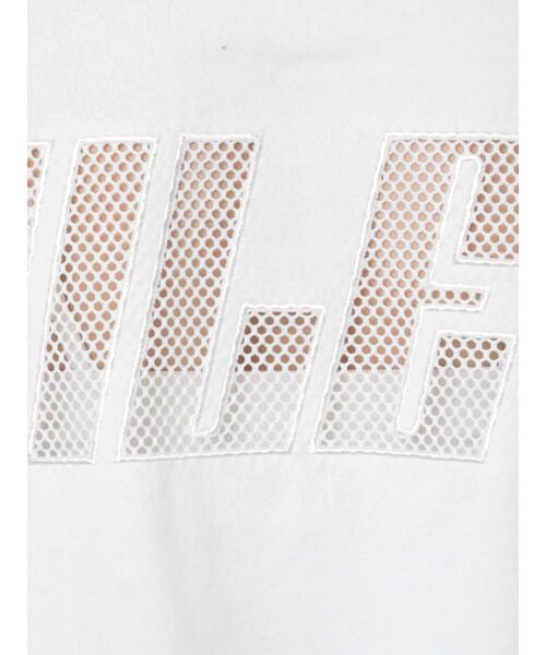 GYDA（ジェイダ）の「RILEYメッシュショートTシャツ（Tシャツ/カットソー・レディース・ピンク/ブラック/オフホワイト・FREE）」の18枚目の写真