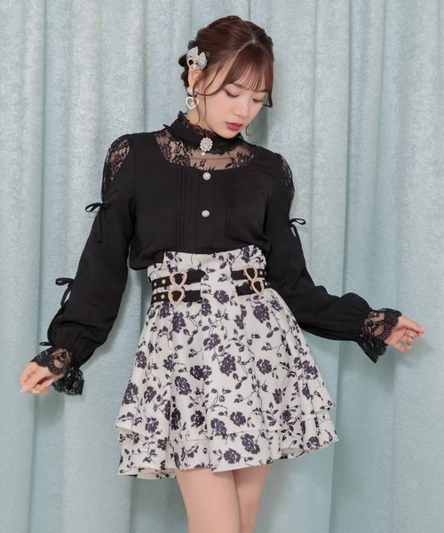 ロジータ ROJITA ハートバックルショートコート （ホワイト