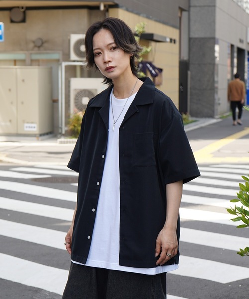 royreflectoverjoy 2WAYシャツ ブラック 2WAYバックジップチェックシャツ - ROY reflect overjoy