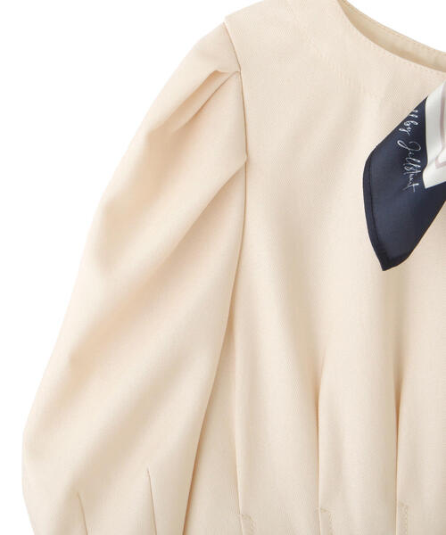 JILL by JILL STUART（ジルバイジルスチュアート）の「◇スカーフツキタックウエストワンピース（ワンピース・レディース・ホワイト系その他/ネイビー/ベージュ・SMALL/MEDIUM）」の13枚目の写真