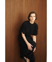 CLANE | FRINGE ARCH SLEEVE KNIT TOPS(ニット/セーター)