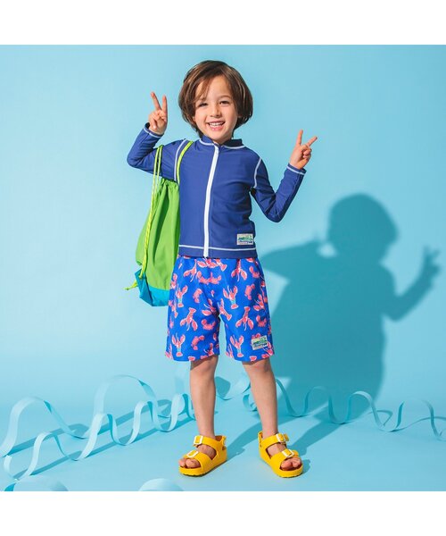 BREEZE（ブリーズ）の「スイムナップサック（スイムグッズ・キッズ・ブルー/ライム/ピンク・FREE）」の4枚目の写真