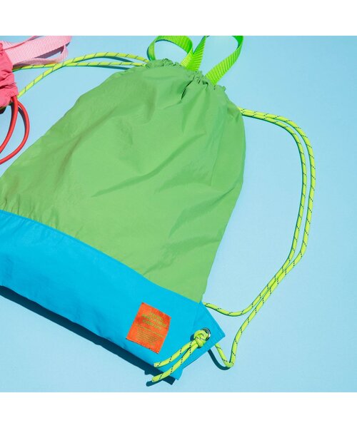 BREEZE（ブリーズ）の「スイムナップサック（スイムグッズ・キッズ・ブルー/ライム/ピンク・FREE）」の7枚目の写真