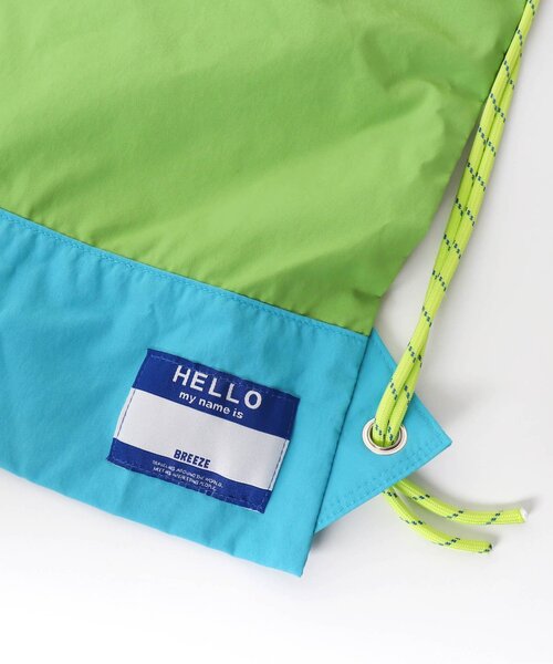 BREEZE（ブリーズ）の「スイムナップサック（スイムグッズ・キッズ・ブルー/ライム/ピンク・FREE）」の9枚目の写真