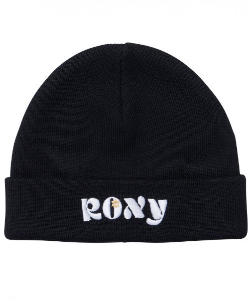 ROXY(ロキシー)の「ROXY/ロキシー ビーニー ニット帽 RBE232613T(ニットキャップ/ビーニー・レディース・ブラック/ホワイト/ミント・FREE)」の1枚目の写真