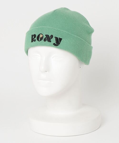 ROXY(ロキシー)の「ROXY/ロキシー ビーニー ニット帽 RBE232613T(ニットキャップ/ビーニー・レディース・ブラック/ホワイト/ミント・FREE)」の5枚目の写真