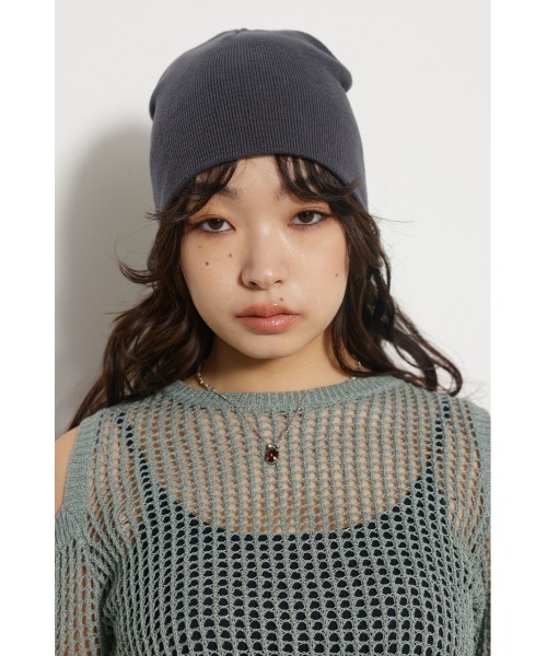 LAGUA GEM(ラグアジェム)の「LOOSEY HOLE ニット(ニット/セーター・レディース・ライトブルー/ホワイト/ブラック・FREE)」の17枚目の写真