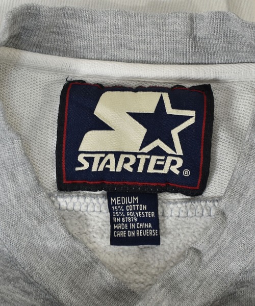 STARTER(スターター)の「【ヴィンテージ古着】STARTER / スターター NEBRASKA ロゴ刺繍 クルーネックスウェット(スウェット・メンズ・グレー・MEDIUM)」の5枚目の写真