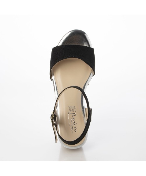 Realta（レアルタ）の「Realta(レアルタ)花柄刺入り厚底ウェッジストラップサンダル（サンダル・レディース・レッド/ピンク/ブラック・M/S/LL/L）」の17枚目の写真