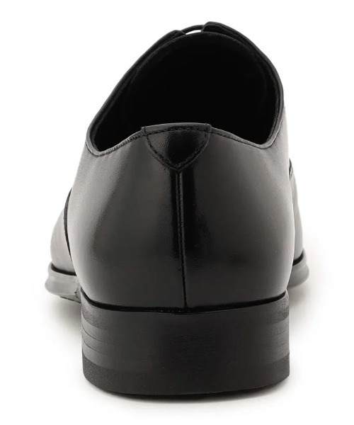 Perfect Suit FActory(パーフェクトスーツファクトリー)の「内羽根ストレートチップ ブラック【本革】【レザー】【フォーマル】(ドレスシューズ・メンズ・ブラック・25.5cm/26cm/26.5cm/27cm)」の2枚目の写真