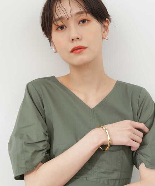 N.（N. Natural Beauty Basic）（エヌエヌナチュラルビューティーベーシック）の「ウェーブバングル（ネックレス・レディース・シルバー/ゴールド・FREE）」の11枚目の写真