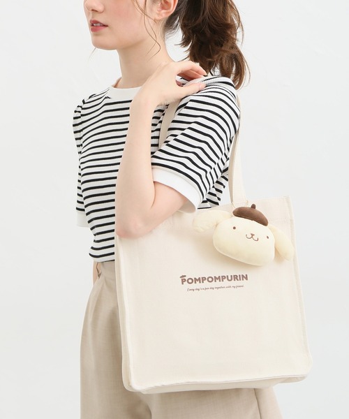 Honeys（ハニーズ）の「サンリオキャラクターズ／ポーチ付トートバッグ