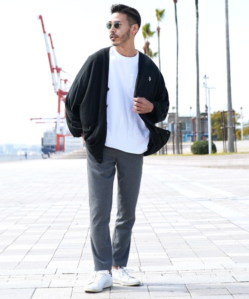 U.S. POLO ASSN.(ユーエスポロアッスン)の「US.POLO ASSN. ユーエスポロアッスン ブランド別注 コットンタッチカーディガン(カーディガン/ボレロ・メンズ・ブラック/ライトベージュ/チャコール/グレー/グリーン/ネイビー・LARGE/MEDIUM)」の8枚目の写真